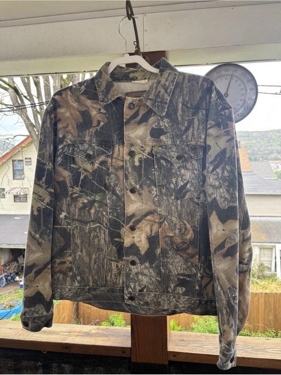 Wrangler Other - Wrangler Men's Camouflage Hunting Jacket Size L Cotton Button Closure Size L